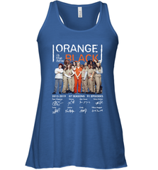 Orange is the new black signature Racerback Tank - NFLFanGift