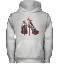 Arizona Cardinals High Heel Butterfly Rhinestone Tide NFL Youth Hoodie - NFLFanGift