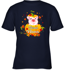 Blessing Nana Pig Pumpkin Halloween Youth T-Shirt - NFLFanGift
