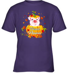 Blessing Nana Pig Pumpkin Halloween Youth T-Shirt - NFLFanGift