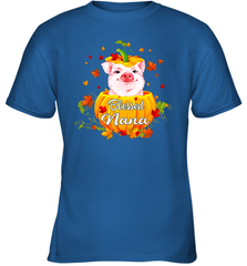 Blessing Nana Pig Pumpkin Halloween Youth T-Shirt - NFLFanGift