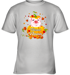 Blessing Nana Pig Pumpkin Halloween Youth T-Shirt - NFLFanGift