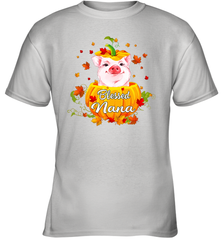 Blessing Nana Pig Pumpkin Halloween Youth T-Shirt - NFLFanGift