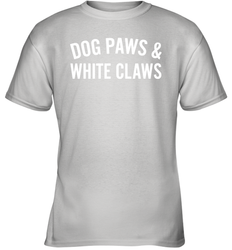 Dog Paws And White Claws 1 Youth T-Shirt - NFLFanGift