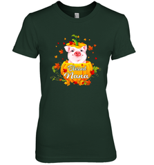 Blessing Nana Pig Pumpkin Halloween Women's The Boyfriend Tee - NFLFanGift