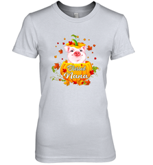 Blessing Nana Pig Pumpkin Halloween Women's The Boyfriend Tee - NFLFanGift