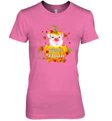 Blessing Nana Pig Pumpkin Halloween Women's The Boyfriend Tee - NFLFanGift