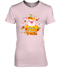 Blessing Nana Pig Pumpkin Halloween Women's The Boyfriend Tee - NFLFanGift