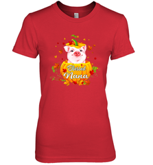 Blessing Nana Pig Pumpkin Halloween Women's The Boyfriend Tee - NFLFanGift