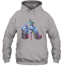 NFL TEnnessee Titans High Heel Butterfly Rhinestone Tide Hoodie - NFLFanGift