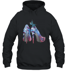 NFL TEnnessee Titans High Heel Butterfly Rhinestone Tide Hoodie - NFLFanGift
