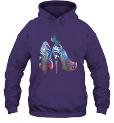 NFL TEnnessee Titans High Heel Butterfly Rhinestone Tide Hoodie - NFLFanGift