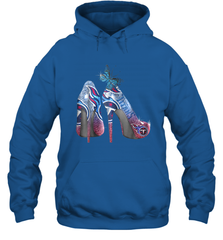NFL TEnnessee Titans High Heel Butterfly Rhinestone Tide Hoodie - NFLFanGift