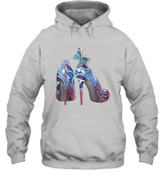 NFL TEnnessee Titans High Heel Butterfly Rhinestone Tide Hoodie - NFLFanGift