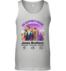 Signatures The Happiness Begins Jonas Brothers Shirt Tank Top - NFLFanGift