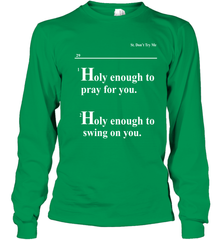 Lovely Mimi Holy Enough To Pray For You Hood Enough To Swing On You Youth Long Sleeve T-Shirt - NFLFanGift
