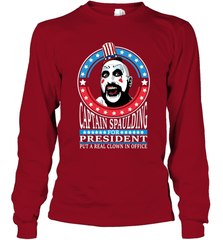 Captain Spaulding For President Long Sleeve T-Shirt - NFLFanGift