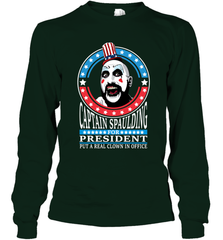 Captain Spaulding For President Long Sleeve T-Shirt - NFLFanGift