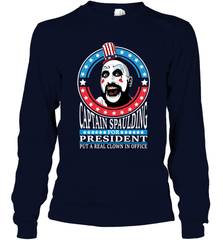 Captain Spaulding For President Long Sleeve T-Shirt - NFLFanGift