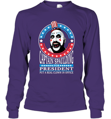 Captain Spaulding For President Long Sleeve T-Shirt - NFLFanGift