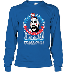Captain Spaulding For President Long Sleeve T-Shirt - NFLFanGift