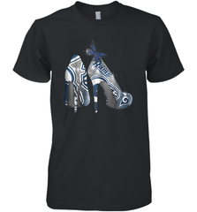 NFL Los Angeles Rams High Heel Butterfly Rhinestone Tide Men's Premium T-Shirt - NFLFanGift