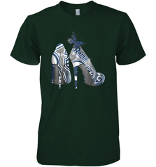 NFL Los Angeles Rams High Heel Butterfly Rhinestone Tide Men's Premium T-Shirt - NFLFanGift