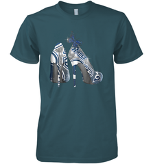 NFL Los Angeles Rams High Heel Butterfly Rhinestone Tide Men's Premium T-Shirt - NFLFanGift