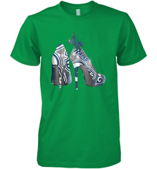 NFL Los Angeles Rams High Heel Butterfly Rhinestone Tide Men's Premium T-Shirt - NFLFanGift