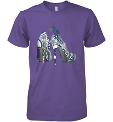 NFL Los Angeles Rams High Heel Butterfly Rhinestone Tide Men's Premium T-Shirt - NFLFanGift