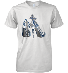 NFL Los Angeles Rams High Heel Butterfly Rhinestone Tide Men's Premium T-Shirt - NFLFanGift