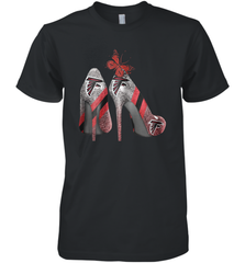 NFL Atlanta Falcons Rhinestone High Heels Men's Premium T-Shirt - NFLFanGift