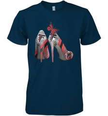 NFL Atlanta Falcons Rhinestone High Heels Men's Premium T-Shirt - NFLFanGift