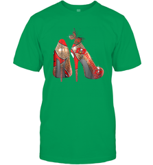 NFLTampa Bay Buccaneers High Heel Butterfly Rhinestone Tide Men's T-Shirt - NFLFanGift