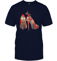 NFLTampa Bay Buccaneers High Heel Butterfly Rhinestone Tide Men's T-Shirt - NFLFanGift