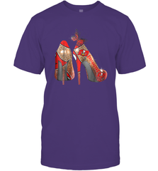 NFLTampa Bay Buccaneers High Heel Butterfly Rhinestone Tide Men's T-Shirt - NFLFanGift