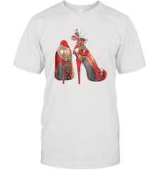 NFLTampa Bay Buccaneers High Heel Butterfly Rhinestone Tide Men's T-Shirt - NFLFanGift