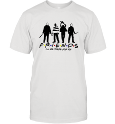 Horror Friends Jason Voorhees Freddy Krueger Texas Chain Saw Michael Myers Shirt Men's T-Shirt - NFLFanGift