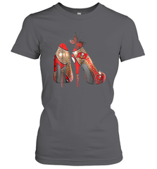 NFLTampa Bay Buccaneers High Heel Butterfly Rhinestone Tide Women's T-Shirt - NFLFanGift