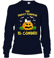 The Great Pumpkin Is Coming Snoopy Halloween Long Sleeve T-Shirt - NFLFanGift