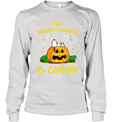 The Great Pumpkin Is Coming Snoopy Halloween Long Sleeve T-Shirt - NFLFanGift