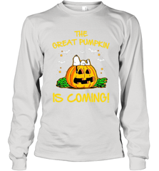 The Great Pumpkin Is Coming Snoopy Halloween Long Sleeve T-Shirt - NFLFanGift
