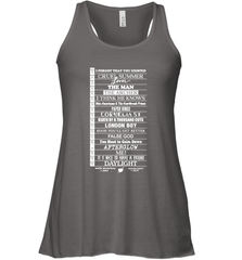 Stella Taylor Swift Black Tee With Tracklist Racerback Tank - NFLFanGift