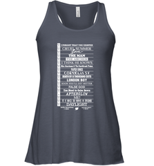 Stella Taylor Swift Black Tee With Tracklist Racerback Tank - NFLFanGift