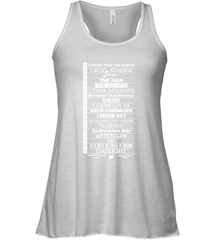 Stella Taylor Swift Black Tee With Tracklist Racerback Tank - NFLFanGift