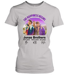 Signatures The Happiness Begins Jonas Brothers Shirt Women's T-Shirt - NFLFanGift