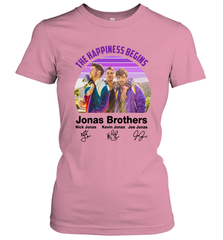 Signatures The Happiness Begins Jonas Brothers Shirt Women's T-Shirt - NFLFanGift