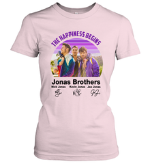 Signatures The Happiness Begins Jonas Brothers Shirt Women's T-Shirt - NFLFanGift