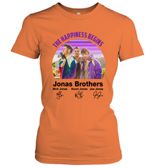 Signatures The Happiness Begins Jonas Brothers Shirt Women's T-Shirt - NFLFanGift