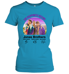 Signatures The Happiness Begins Jonas Brothers Shirt Women's T-Shirt - NFLFanGift